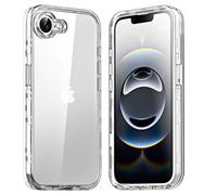 AICase pour iPhone 16e/iPhone 17e Étui Transparent,Protection Renforcée Antichute,Protection Complète du Corps,Robuste, Antichoc/Antipoussière,Housse de Protection Militaire 3 Couches, Résistante