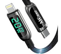 AICase USB C Auf Lightning-Kabel, 1,5 m Lade-Synchronisierungskabel mit LED-Display, kompatibel mit iPhone 13 13 Pro 12 Pro Max 12 11 X XS XR 8 Plus, airpods Pro, unterstützt Power Delivery (2 m)