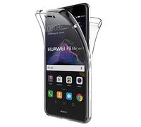 AICEK Coque Huawei P8 Lite 2017, 360°Full Body Transparente Silicone Coque pour Huawei P8 Lite 2017 Housse Silicone Etui Case
