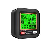 Aicevoos Testeur de prises avec test RCD et écran LCD, 6 types de diagnostics de pannes, affichage de la tension et de la fréquence, 90-250V/45-65Hz