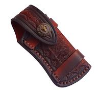 Aicharynic étui pour couteau de 9 à 11,5 cm, fourreau main-fait, cadeau pour couteau pliant