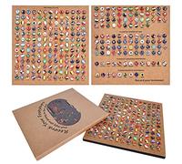 Aicharynic Lot de 291 punaises décoratives avec drapeau national - Avec plaques en liège - En métal - Pour le bricolage