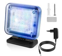 Aicharynic Simulateur TV LED: 1 Ensemble Simulation Lumineuse Protection Contre Les Cambriolages, TV Factice pour La Sécurité Domiciliaire, Idéal pour Salon, Chambre (85mm*35mm*90mm)