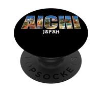 Aichi Prefecture Japan State City Millésime établi PopSockets PopGrip Adhésif