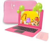 AICHIW 10.1 Pouces Mini Ordinateur Portable, Portable Notebook avec Intel CPU, 2GB RAM, 64GB eMMC Stockage, Windows 10, Kids Laptop avec Office 365, Clavier Anglais, Léger & Durable