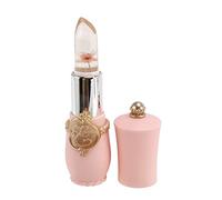Aiciyimo Beauté Brillant Fleur Cristal GeléE Rouge à LèVres Magie Changement de TempéRature Couleur Baume à LèVres Maquillage Rose Pâle