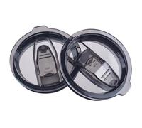 AICMEI 2 couvercles de rechange pour couvercles de gobelets en acier inoxydable de 591 ml - Remplace uniquement les couvercles avec un diamètre supérieur de 8,6 cm (diamètre du fond de 8,2 cm)