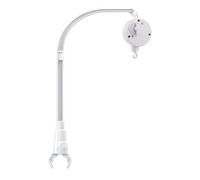 AICMEI Support de bras pour berceau de bébé 58,4 cm, avec boîte à musique, la partie griffe peut être ajustée en largeur - Jouet décoratif à faire soi-même