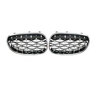 AID Calandre chromée style diamant pour - Série 5 E60 E61 Série 5 520I 535I 550I 2004-2009