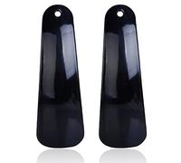 AID Lot de 2 chausse-pieds flexibles en plastique antidérapant noir