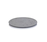 Aida Assiette Raw 23 cm gris à pois