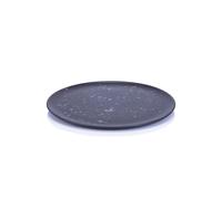Aida Assiette Raw 23 cm noir à pois