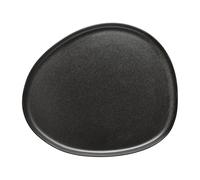 Aida Assiette Raw Organic 29x25 cm Noir titane