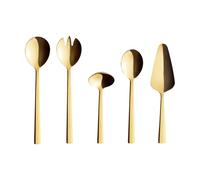 Aida Couverts de service Raw 5 pièces Or (brillant)