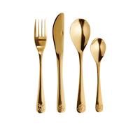 Aida Couverts pour enfants Aida 4 pièces Gold