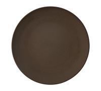 Aida Petite assiette Ceramic Workshop Ø19.5 cm Chestnut-matte brown