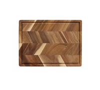 Aida Planche à découper à chevrons 26x40 cm Bois d'acacia