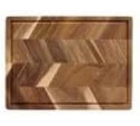 Aida - Planche à découper motif chevrons avec rainure juteuse (89537)