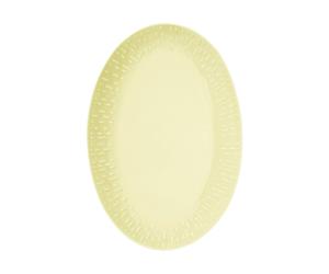 Aida Plat ovale Confetti Lemon. 25.5x36 cm