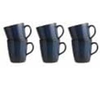 AIDA RAW - MUG with Handle 35 CL - 4 PC - Midnight Blue