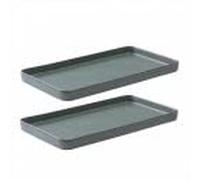 Aida RAW - Rectangular Dish Set 34 X 18 CM - 2 PCS - Northern Green
