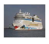 Aida Stella à l’entrée du Port de Warnemünde，Puzzle pour Adultes 1000 Pièces en Papier Puzzles Jeu Cadeau Accueil Décoratif Mots Croisés（50x70cm）-Y86