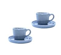 Aida Tasse avec soucoupe Søholm Sonja lot de 2 Bleu