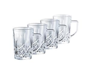 Aida Verre à café avec anse Harvey 27.5 cl Lot de 4 Transparent