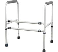 Aidapt Cadre de sécurité sur pied pour toilettes avec réglage de la hauteur et de la largeur avec pieds antidérapants