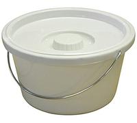 Aidapt Linton et Lenham Seau/Couvercle pour Chaise Percée Mobile 7,5 L