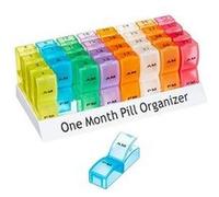 Aidapt - range-comprimés, pilulier mensuel et coloré vm931c medical