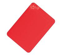 Aidapt Set de Table antidérapant en Silicone résistant à la Chaleur Rouge 250 x 180 mm