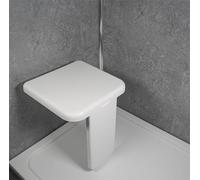 Aidapt Siège de Douche Mural avec Pieds. Design Pliable pour économiser de l'espace, Contemporain, Moderne, Chaise de Salle de Bain, Personnes âgées, Grossesse, mobilité, capacité de Poids de 127 kg