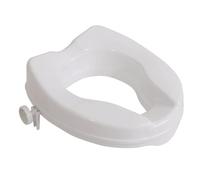 Aidapt Siège de toilette surélevé confortable Blanc 50 mm