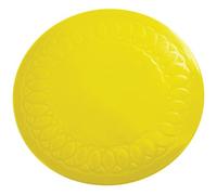 Aidapt Tenura Set de Table/Dessous de Verre Ronde en Caoutchouc de Silicone Jaune Diamètre 19 cm