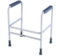 Aidapt VR205 Cadre de Toilette Ashford Debout Libre Blanc/Gris