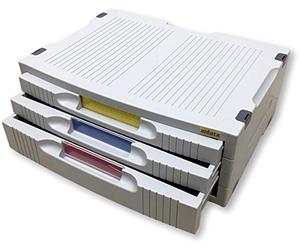 Aidata Station d'imprimante MS301, 2 tiroirs multifonctions de taille lettre, 1 tiroir multifonction plus grand