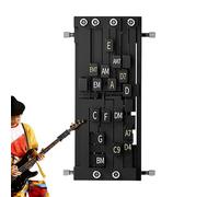 Aide à accords de guitare - Presseur de cordon pour guitare acoustique | Système d'apprentissage portable pour bande, studio, leçons, maison, voyage, ukulélé