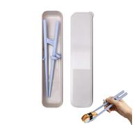 Aide à baguettes, correction de poignée ergonomique avec boîte de rangement | Formation Baguettes Débutants | Voyage École Maison de retraite Garçons Filles Personnes âgées