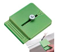 Aide à la découpe de vinyle - Découpe des bords sans effort, logique de ligne droite portable, poids de 180 g + espacement multi-emplacements, résine synthétique haute densité - pour papier peint de