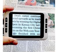 Aide À La Lecture Électronique De 3,5 Pouces, Aides Électroniques À Basse Vision Avec Support Rétractable, Loupe Numérique Vidéo Portable LCD Pour Malvoyants, Loupe Numérique Pour Personnes Âgées