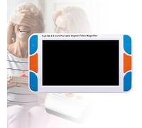 Aide à la lecture électronique portable avec écran de 12,7 cm, poignée pliable, zoom 3X-48X, et 26 modes de couleur pour basse vision et dégénérescence maculaire