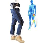 Aide à la marche bionique for adultes et personnes âgées, équipement de rééducation des membres inférieurs après un AVC(Right Leg,M)