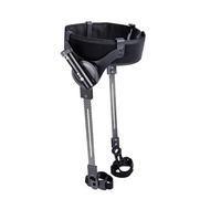 Aide à la marche exosquelette bionique, 3 niveaux de soutien réglables, escalade et marche quotidienne, support ergonomique des membres inférieurs pour maison et voyage(Medium,Leftleg)