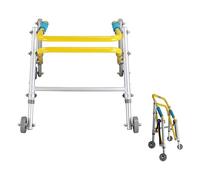 Aide à la marche for enfants, déambulateur réglable en hauteur avec roues pliables for enfants handicapés pédiatriques(52.5)