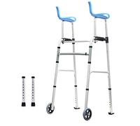 Aide à la marche Personnes âgées Déambulateur Roulant Grand Adultes Handicapés, accoudoir Roues, Portable Léger Debout Aides à la marche, Déambulateur Décoration