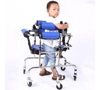 Aide à la marche pour les personnes atteintes de paralysie cérébrale, hauteur réglable, largeur réglable, roues, cadre de rééducation après un AVC hémiplégique, siège de ceinture pliable ant