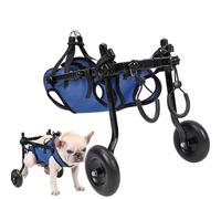 Aide à la mobilité des animaux de compagnie pour chiens handicapés Roues arrière Chariot de rééducation Harnais de soutien léger Aide à la marche Support de jambe et de hanche pour chien