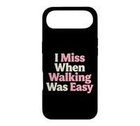 Aide à la mobilité des Personnes âgées « I Miss When Walking Was Easy » Coque pour iPhone Air