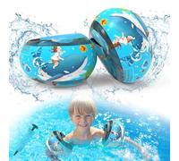 Aide à la Natation Enfant Bleu (1-6 Ans) - Aide à la Natation pourTout Petits avec 3 Incassable Airbags Indépendants, Brassard Enfant - Flottabilité Optimale - pour Apprendre à Nager en Toute Sécurité